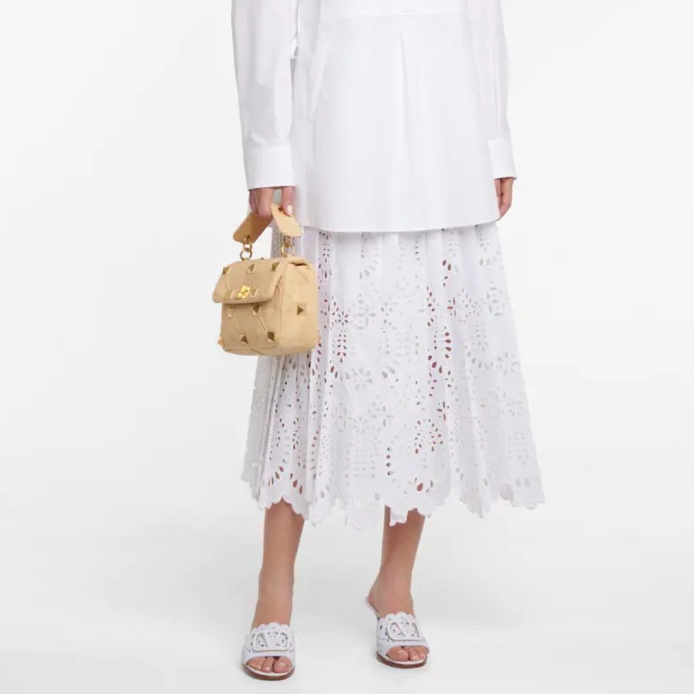 NWT: VALENTINO GARAVANI | White VLogo Leather Sandals Sz EU 40 - Picture 7 of 12